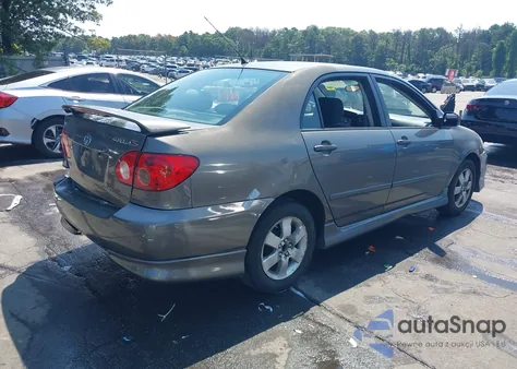 2008 Toyota Corolla S из США, поврежденный, VIN 2T1BR32E78C856647